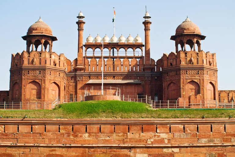 GettyImages-93173831 The Red Fort durring the daytime in Delhi, India