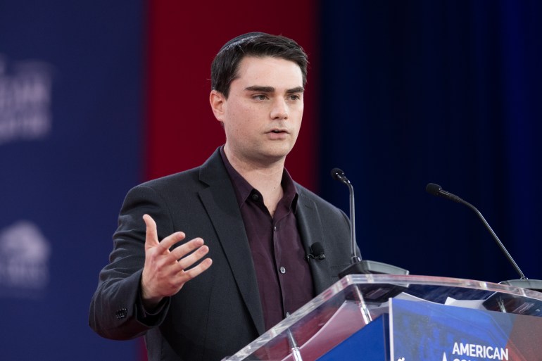 OXON HILL, MD, UNITED STATES - 2018/02/22: Ben Shapiro, host of his online political podcast The Ben Shapiro Show, at the Conservative Political Action Conference (CPAC) sponsored by the American Conservative Union held at the Gaylord National Resort & Convention Center in Oxon Hill. (Photo by Michael Brochstein/SOPA Images/LightRocket via Getty Images)